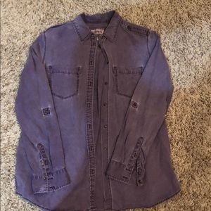 Express Boyfriend Button Down Shirt